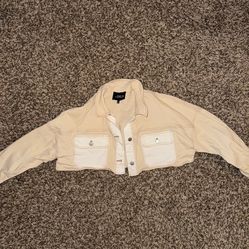 UO Crop Denim Jacket